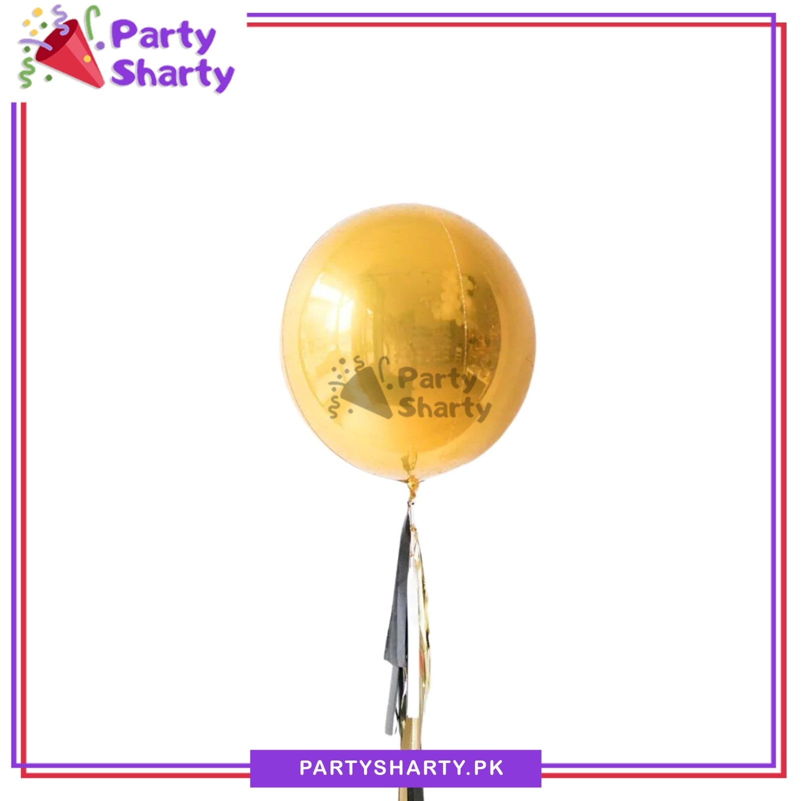 15inches Solid Plain Colors Foil 4D ORBZ Foil Balloon For Party Decoration