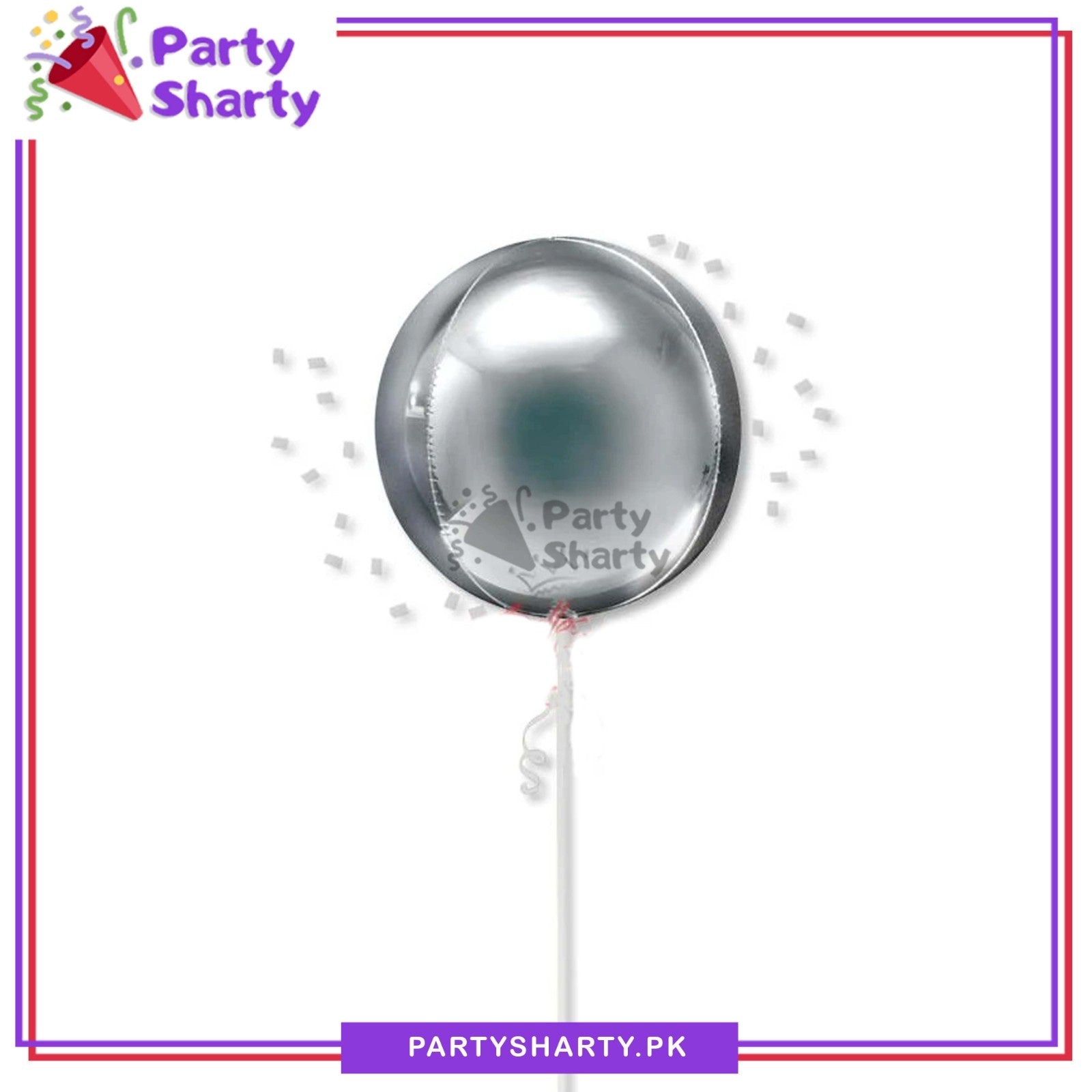 15inches Solid Plain Colors Foil 4D ORBZ Foil Balloon For Party Decoration
