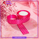 Polka Dot Printed Ribbon For Party Gift Decoration