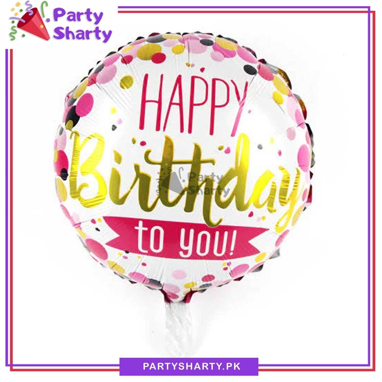 18inch Happy Birthday Round Celebration Party Decoration Foil Helium Balloon