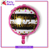 18inch Happy Birthday Round Celebration Party Decoration Foil Helium Balloon