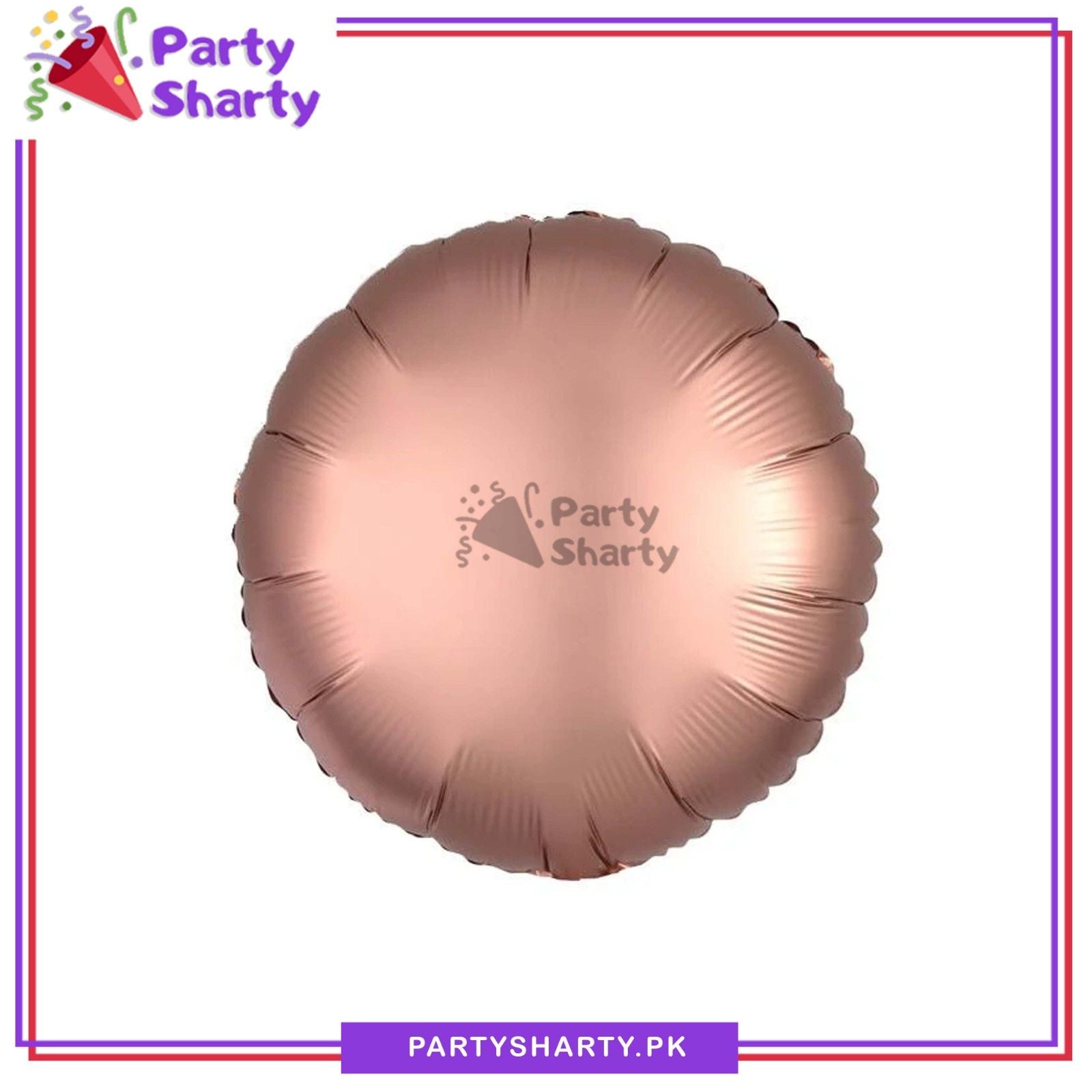 18inches Rose Gold Round Foil Balloon for Party Decoration & Celebration