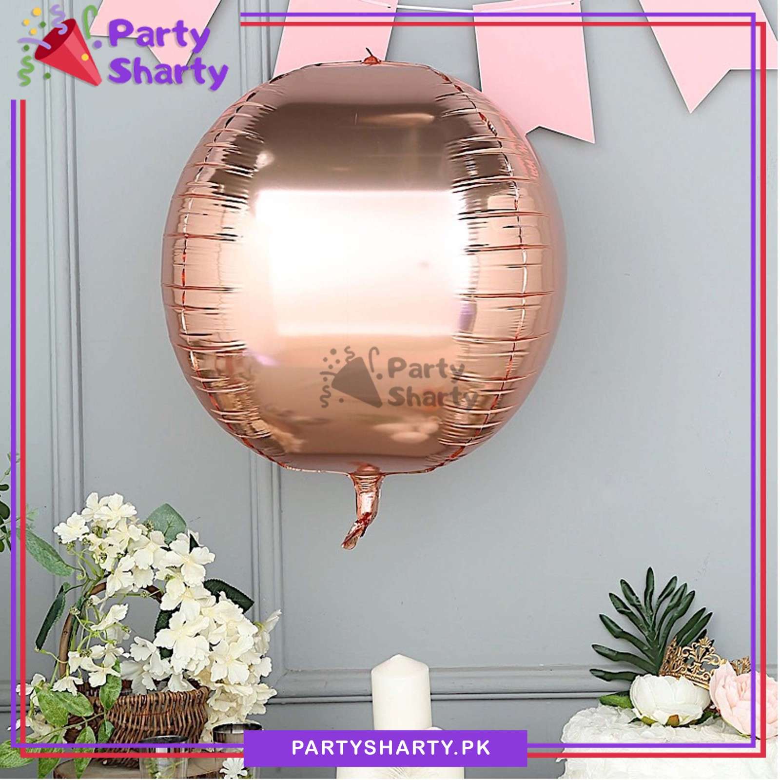 32inches Solid Plain Colors Foil 4D ORBZ Foil Balloon For Party Decoration