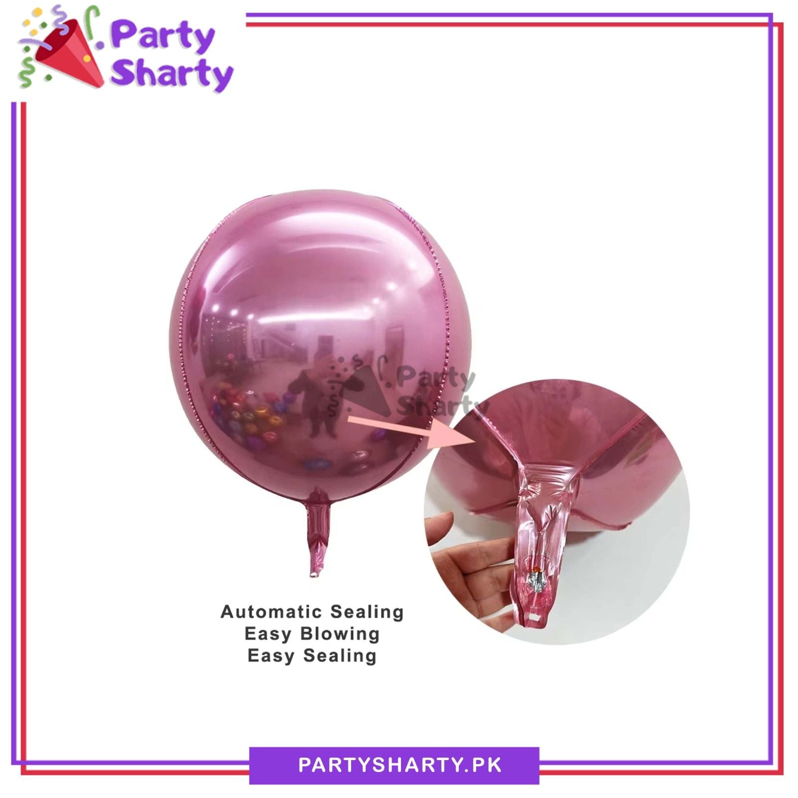 18inches Solid Plain Colors Foil 4D ORBZ Foil Balloon For Party Decoration