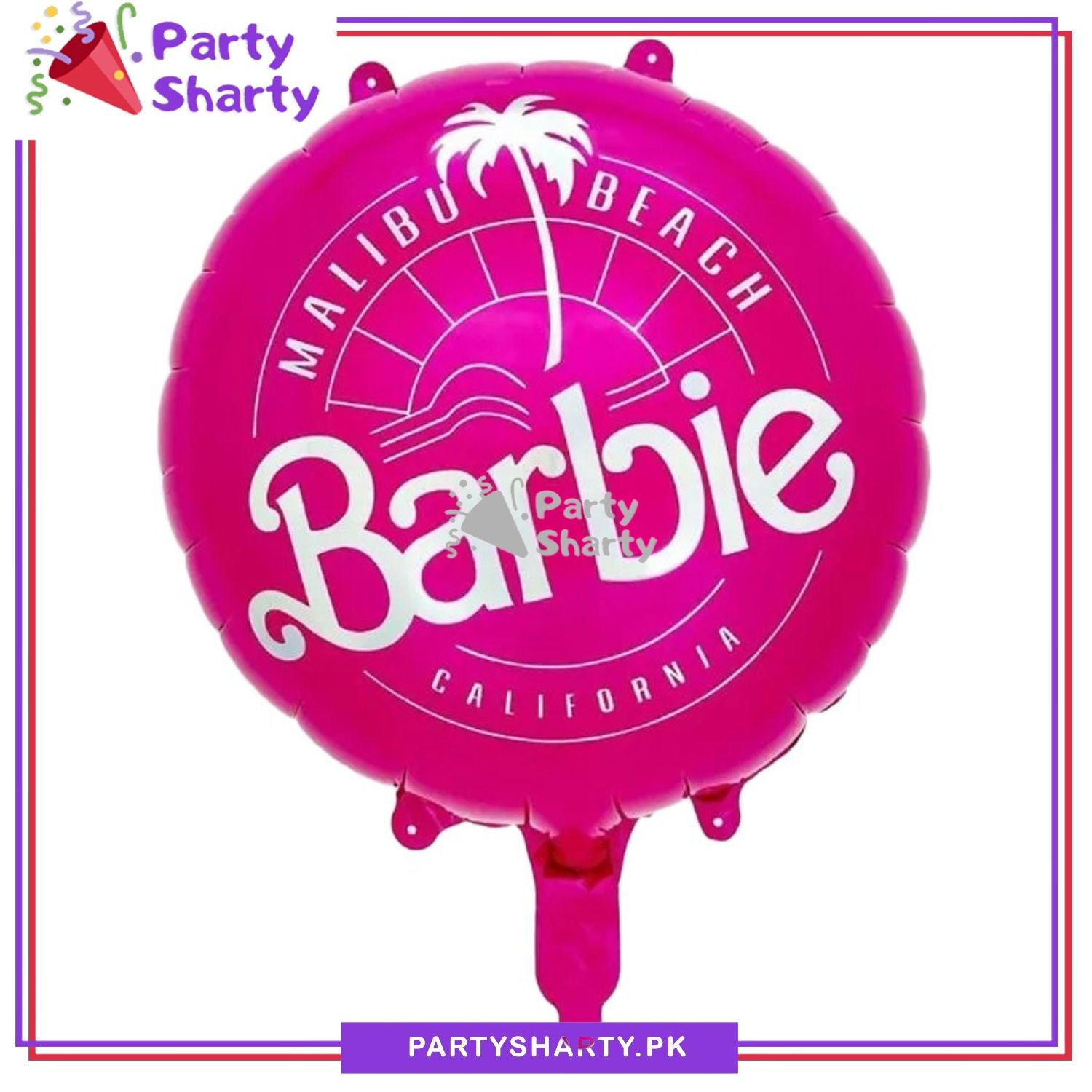 18inches Barbie Round Foil Balloons For Barbie Theme Party Decoration and Celebration