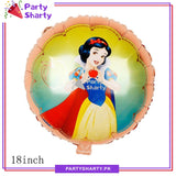 18inches Disney Princess Snow White Cartoon Round Foil Balloon For Princess Birthday Party Celebration