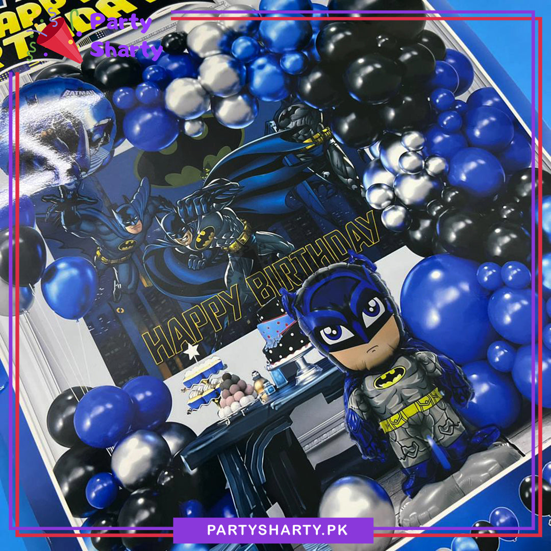 58pcs Happy Birthday Batman Theme Set For Batman Theme Birthday Party Decoration