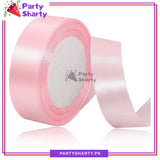 1 inch Satin Ribbon Roll For Birthday, Anniversary, Bridal Shower, Baby Shower and Gift Decoration
