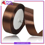 1 inch Satin Ribbon Roll For Birthday, Anniversary, Bridal Shower, Baby Shower and Gift Decoration