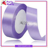 1 inch Satin Ribbon Roll For Birthday, Anniversary, Bridal Shower, Baby Shower and Gift Decoration