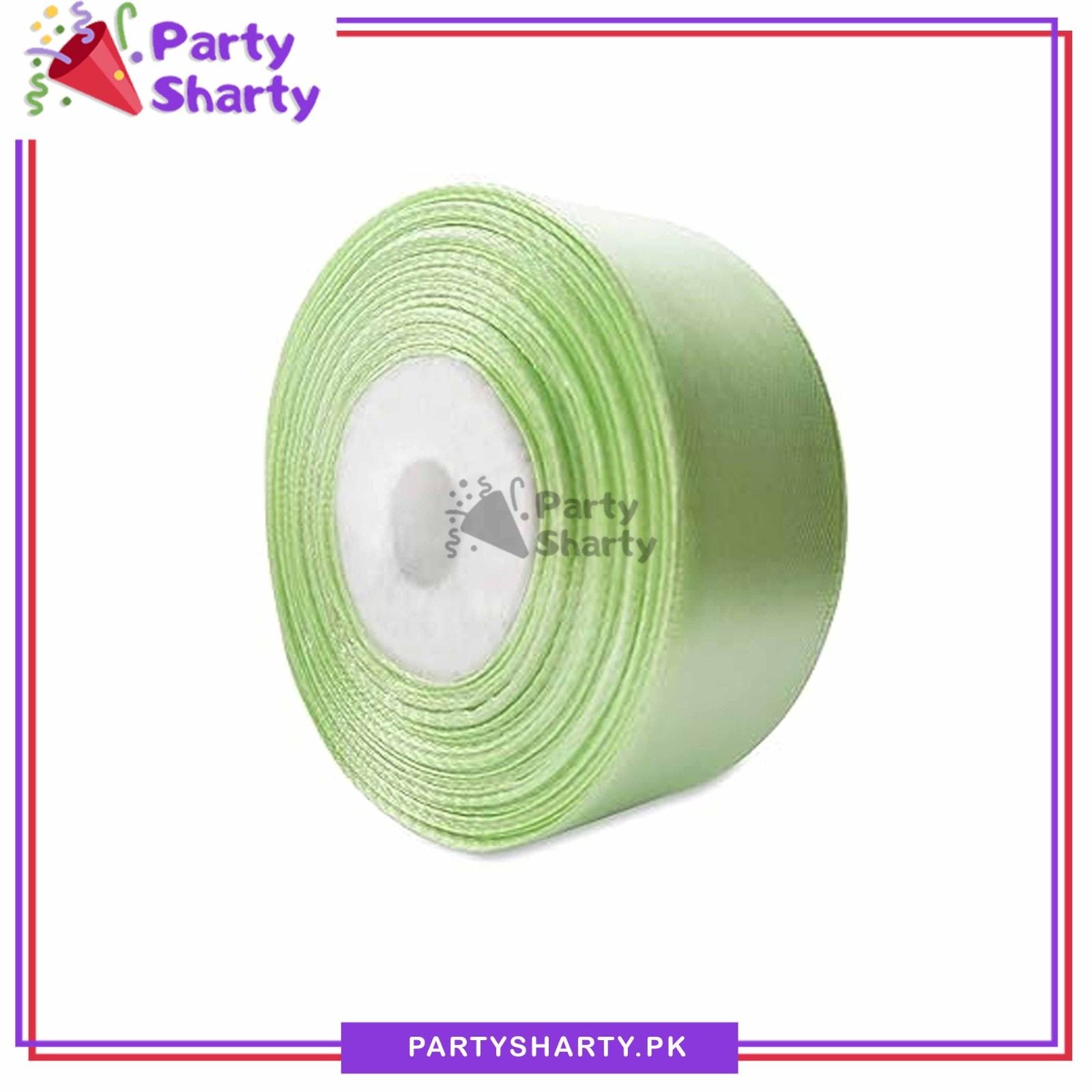 1 inch Satin Ribbon Roll For Birthday, Anniversary, Bridal Shower, Baby Shower and Gift Decoration