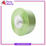 1 inch Satin Ribbon Roll For Birthday, Anniversary, Bridal Shower, Baby Shower and Gift Decoration