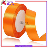 1 inch Satin Ribbon Roll For Birthday, Anniversary, Bridal Shower, Baby Shower and Gift Decoration
