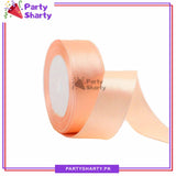 1 inch Satin Ribbon Roll For Birthday, Anniversary, Bridal Shower, Baby Shower and Gift Decoration