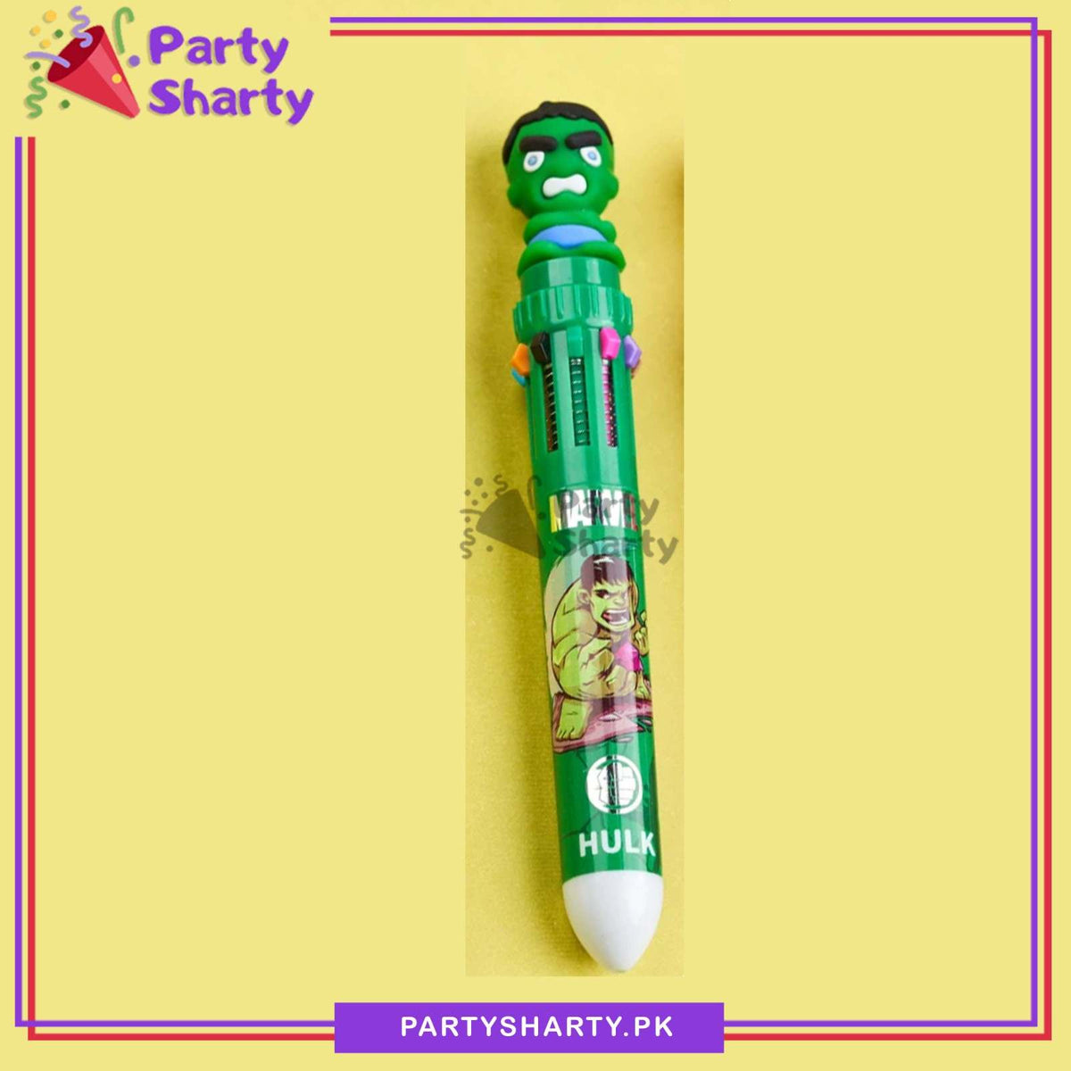 1pc 10 Color HULK Theme Pen For Super Hero Theme Giveaways