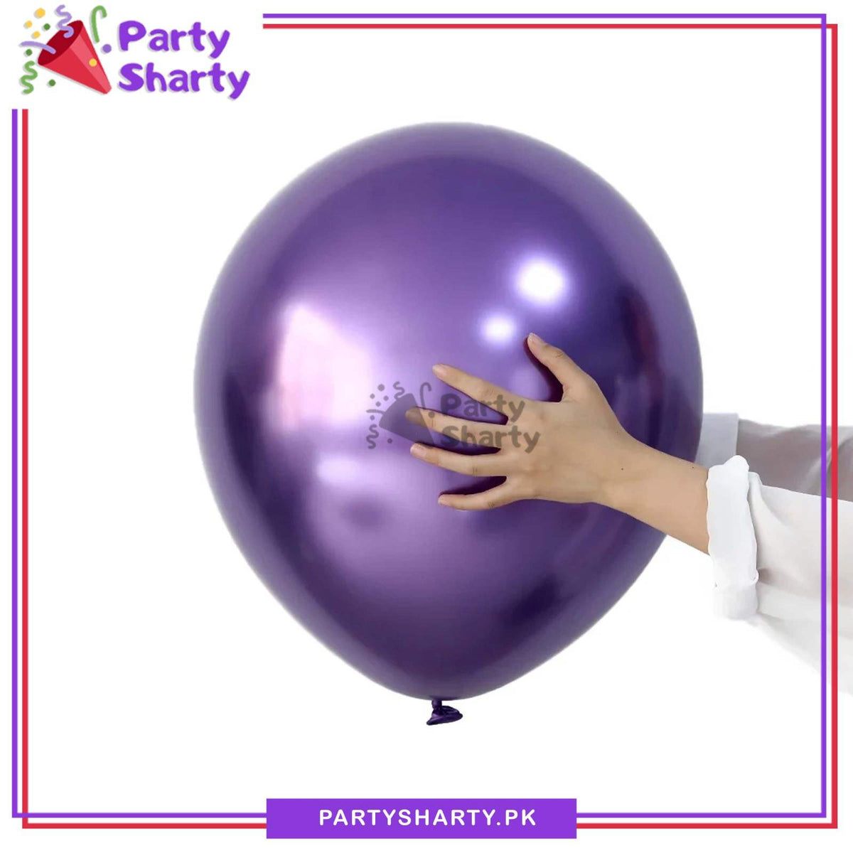 1pc 18inches Chrome Metallic Balloon For Party Decoration