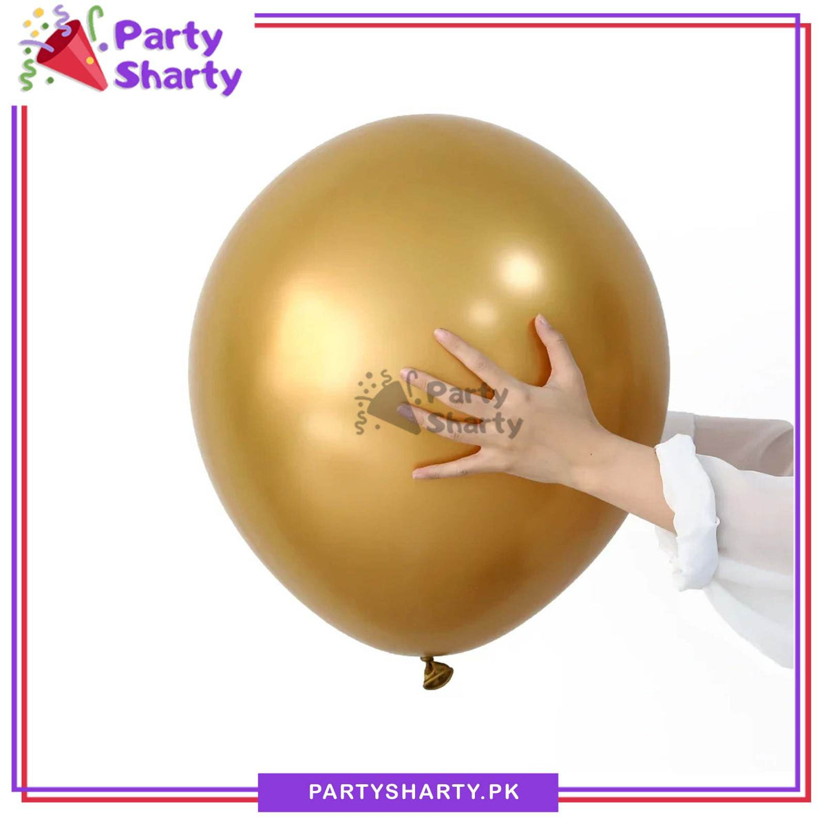 1pc 18inches Chrome Metallic Balloon For Party Decoration
