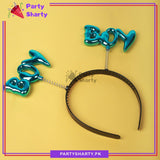 1pc Boy Resin Plastic Hair band For Welcome Baby, Baby Shower or Gender Reveal Event Celebration