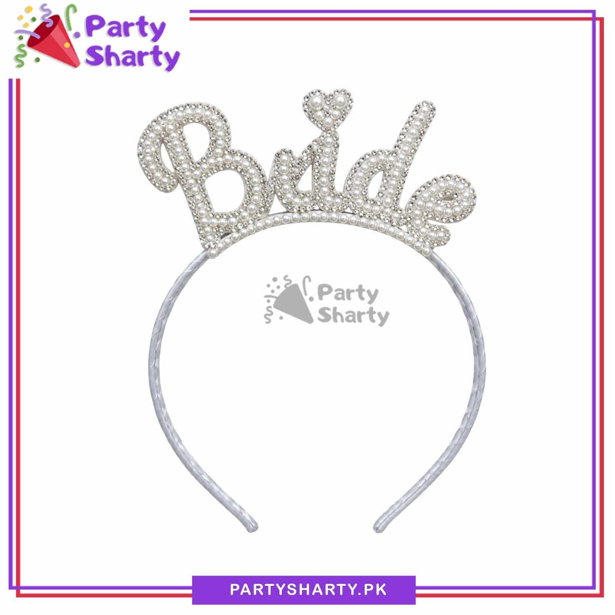 1pc Bride Resin Rhinestones Plastic Hair band For Bridal Shower Celebration