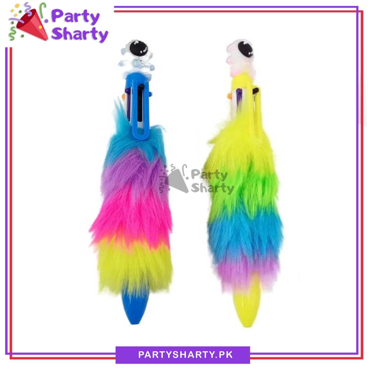 1pc 6 Color Spaceman Theme Fluffy Grip Gel Pen For Space Theme Giveaways