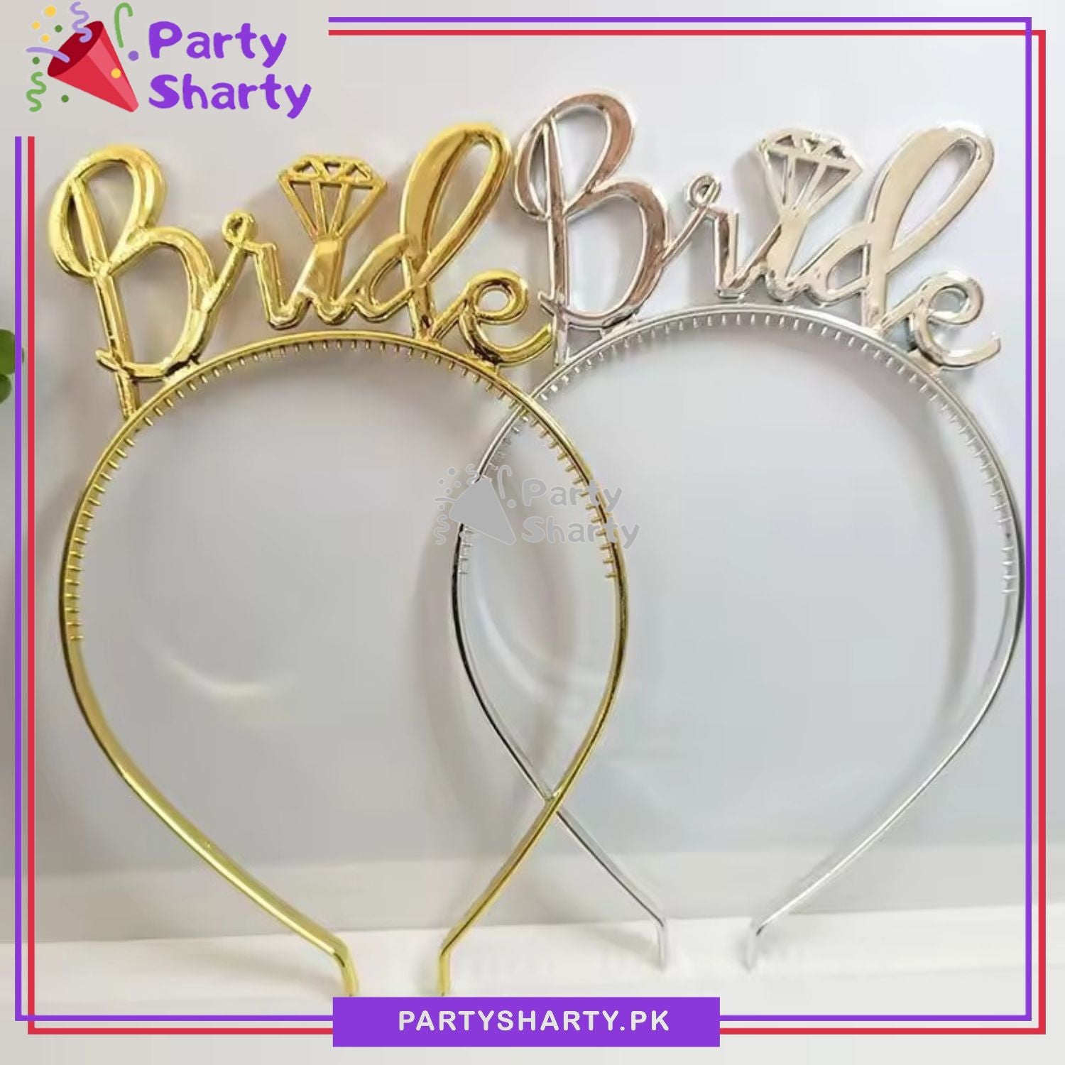 1pc Bride Resin / Plastic Hair band For Bridal Shower Event and Celebration
