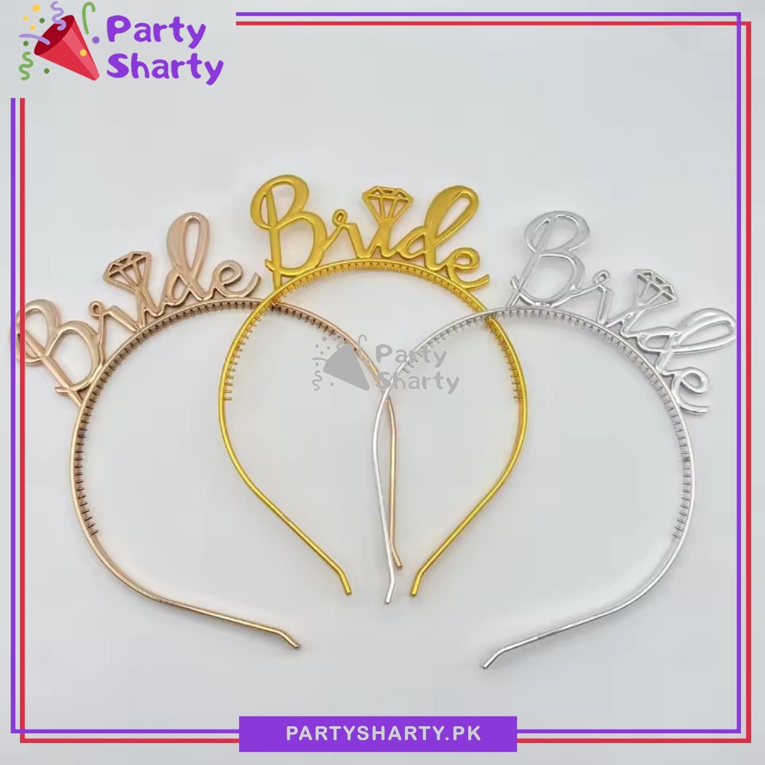 1pc Bride Resin / Plastic Hair band For Bridal Shower Event and Celebration
