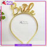 1pc Bride Resin / Plastic Hair band For Bridal Shower Event and Celebration