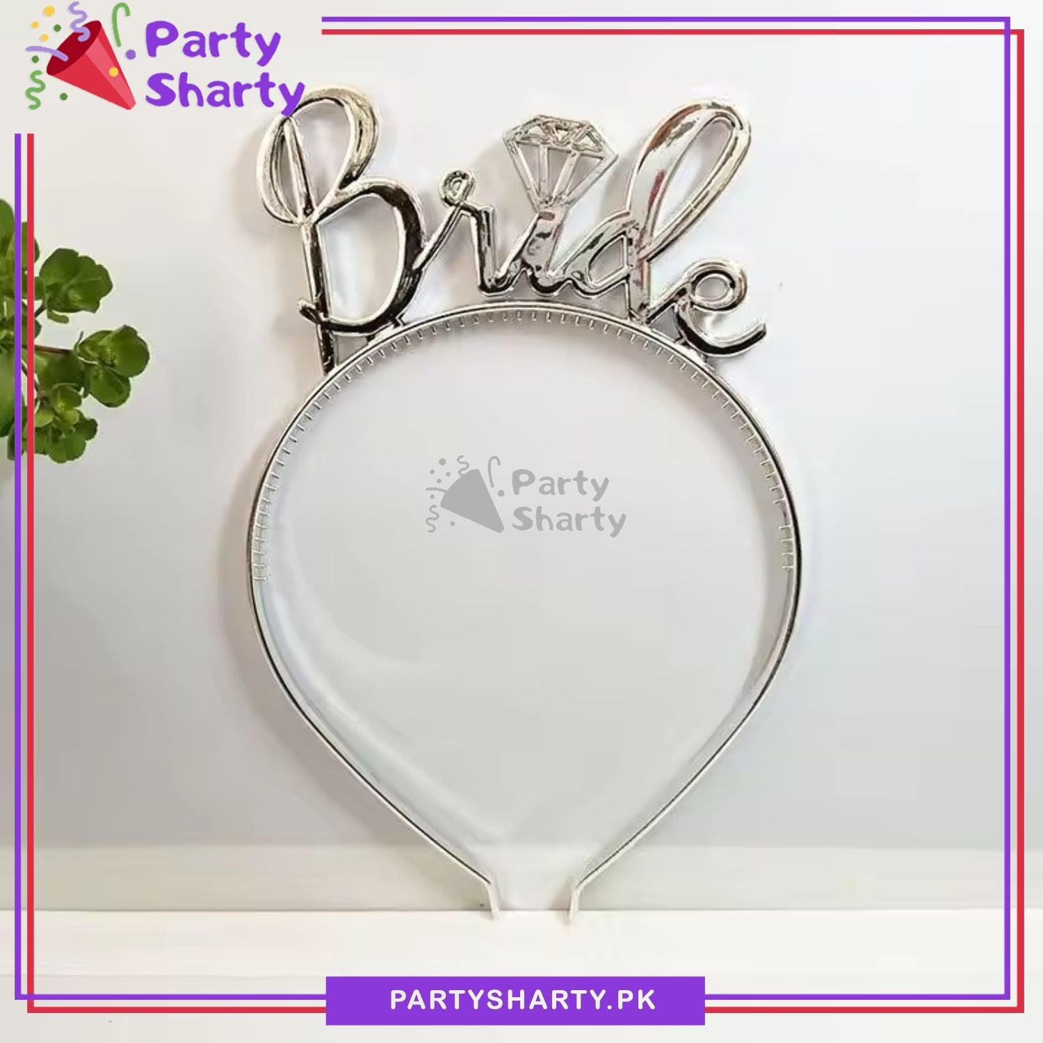 1pc Bride Resin / Plastic Hair band For Bridal Shower Event and Celebration