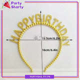 1pc Happy Birthday Resin / Plastic Hair band For Birthday Party Event and Celebration