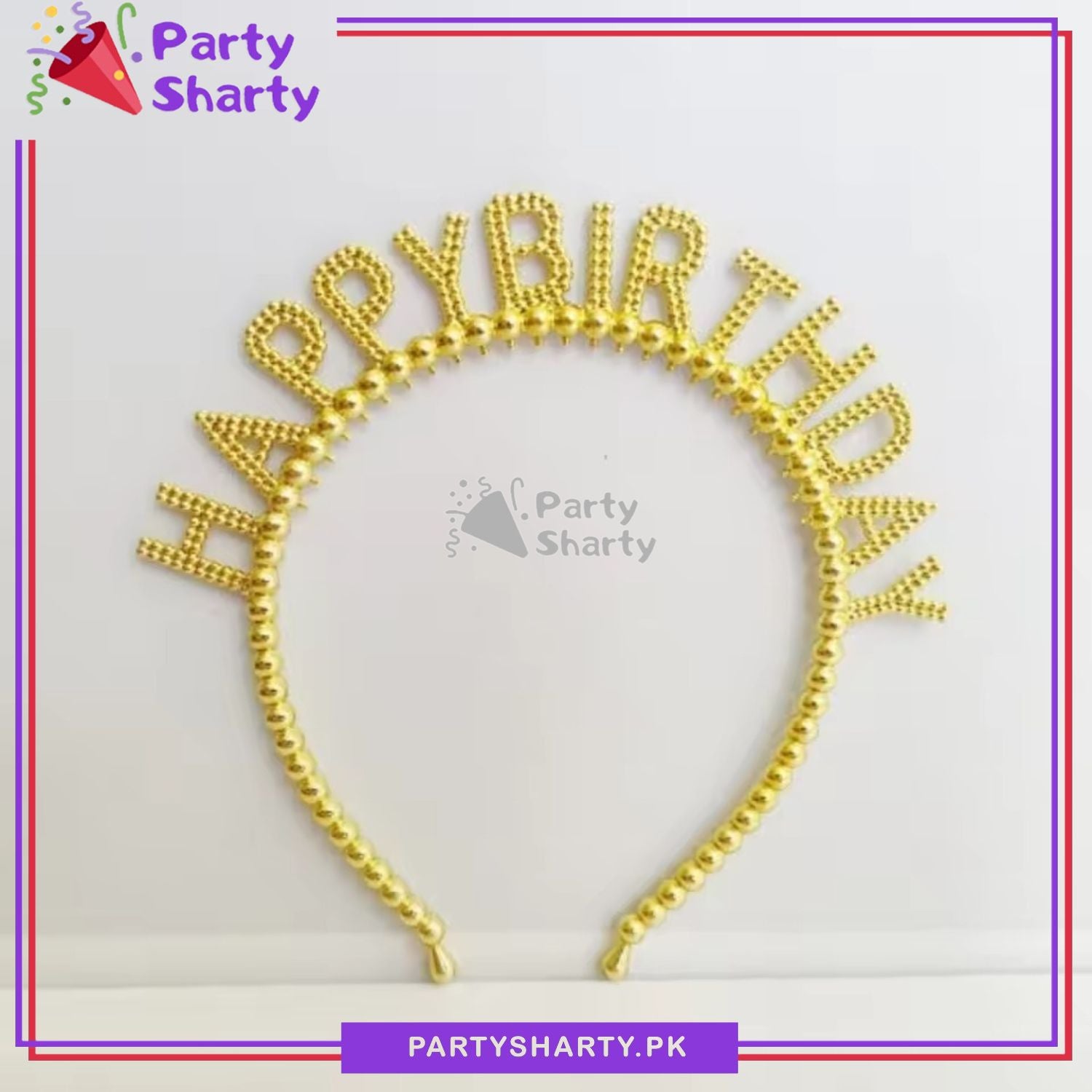1pc Happy Birthday Resin / Plastic Hair band For Birthday Party Event and Celebration