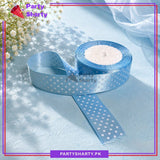 Polka Dot Printed Ribbon For Party Gift Decoration