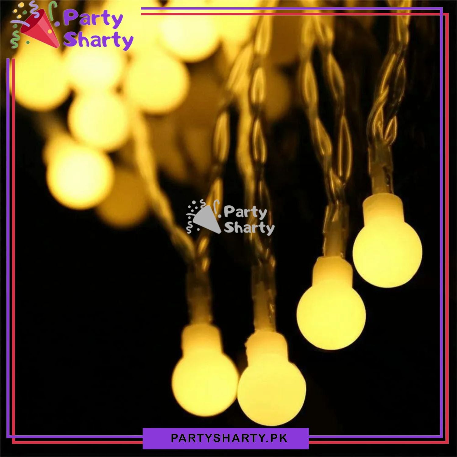 20 Small Ball Battery Operated Still Fairy Lights for Home / Party Decoration