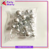 20pcs Faux Balls Cake Topper Set For Cake Topper Decoration