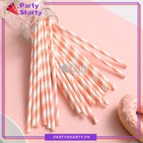 20pcs/Set Paper Straws for Birthday Party Decoration and Celebration