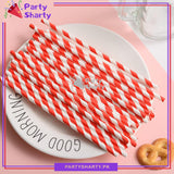 20pcs/Set Paper Straws for Birthday Party Decoration and Celebration