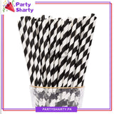 20pcs/Set Paper Straws for Birthday Party Decoration and Celebration