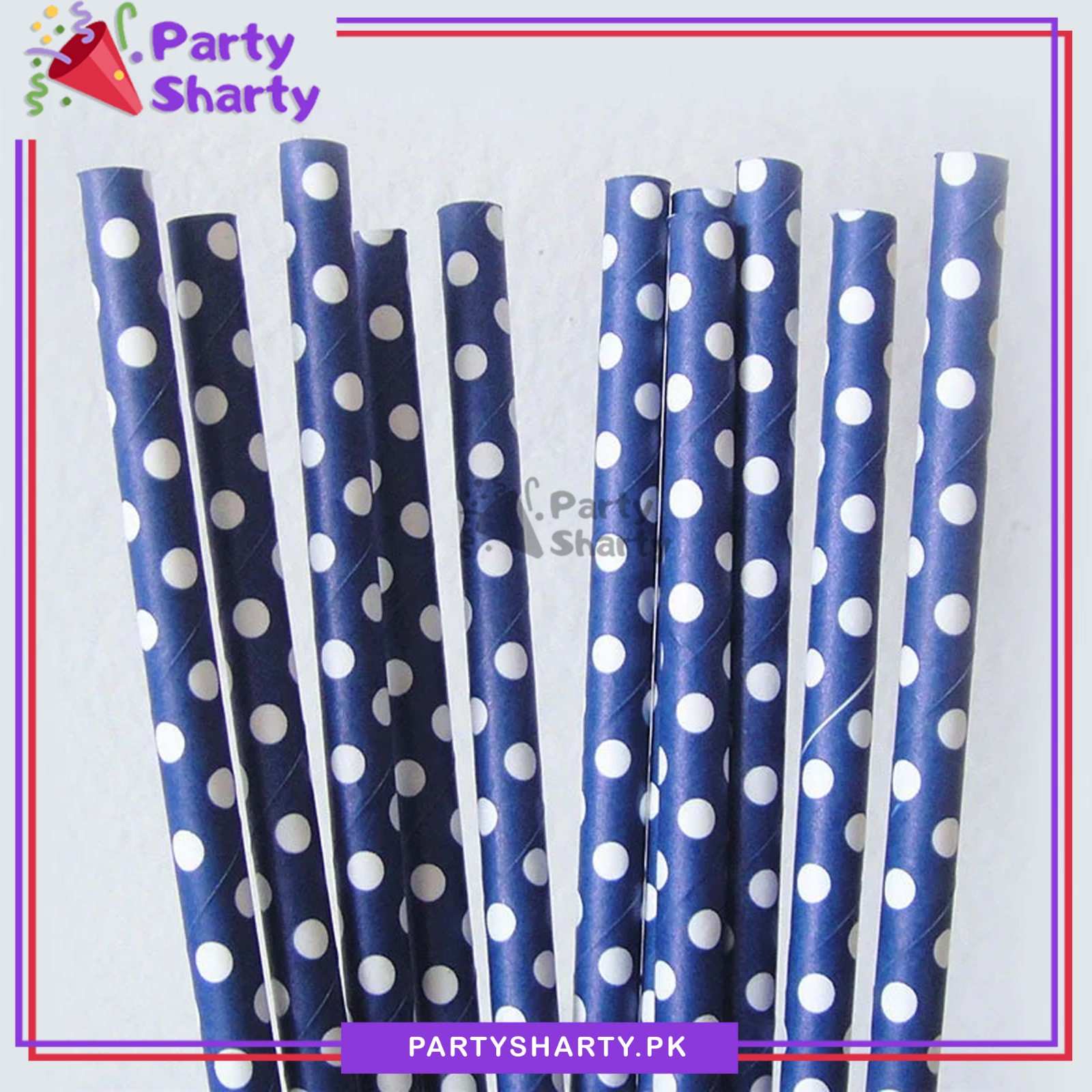 20pcs/Set Paper Straws for Birthday Party Decoration and Celebration