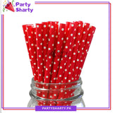 20pcs/Set Paper Straws for Birthday Party Decoration and Celebration