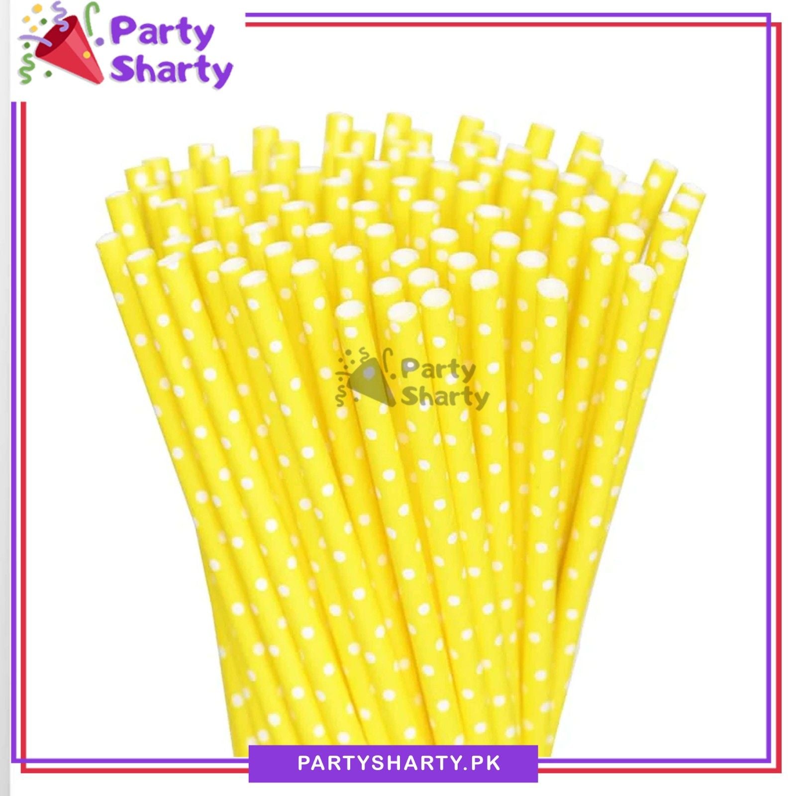 20pcs/Set Paper Straws for Birthday Party Decoration and Celebration