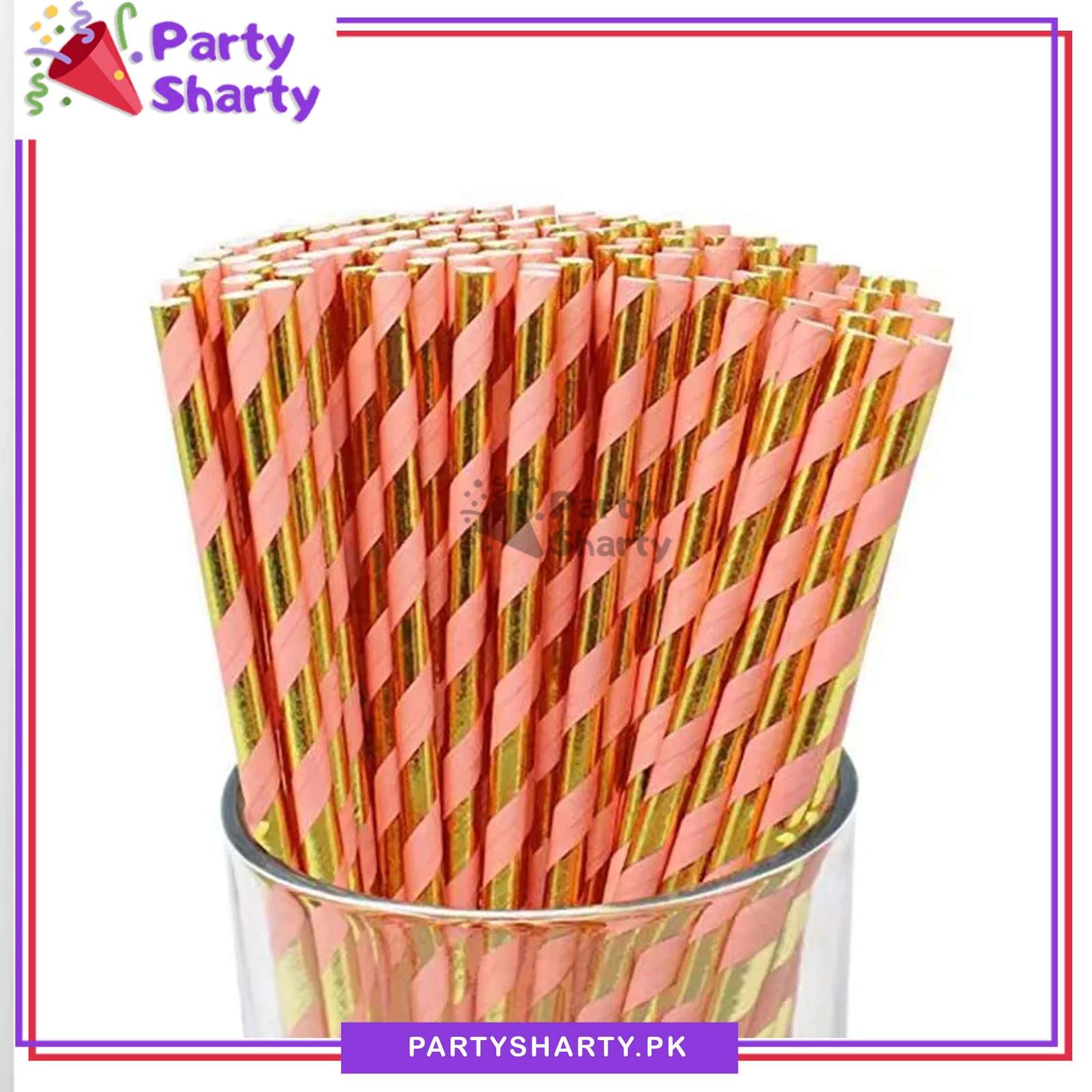 20pcs/Set Paper Straws for Birthday Party Decoration and Celebration