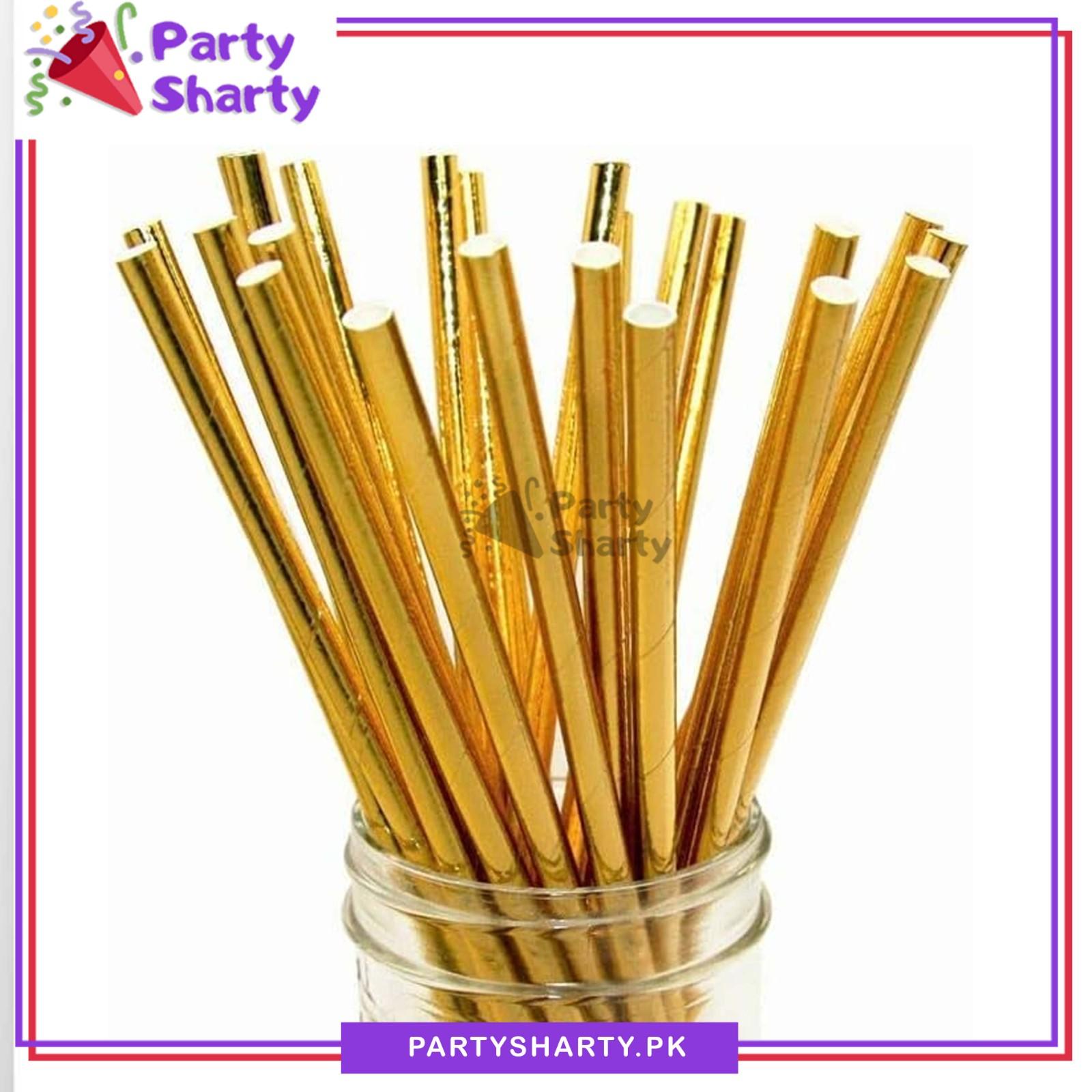 20pcs/Set Paper Straws for Birthday Party Decoration and Celebration