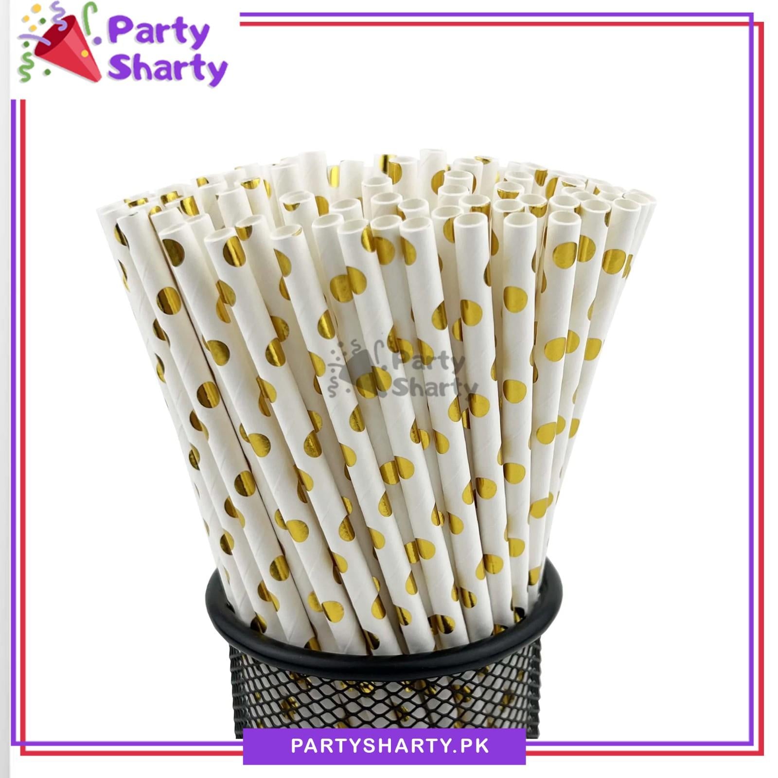 20pcs/Set Paper Straws for Birthday Party Decoration and Celebration