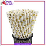 20pcs/Set Paper Straws for Birthday Party Decoration and Celebration