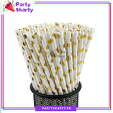 20pcs/Set Paper Straws for Birthday Party Decoration and Celebration
