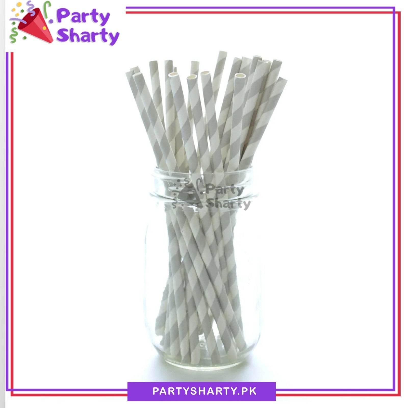 20pcs/Set Paper Straws for Birthday Party Decoration and Celebration