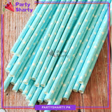 20pcs/Set Paper Straws for Birthday Party Decoration and Celebration