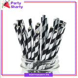 20pcs/Set Paper Straws for Birthday Party Decoration and Celebration