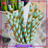 20pcs/Set Paper Straws for Birthday Party Decoration and Celebration