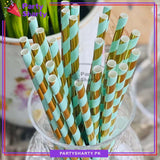 20pcs/Set Paper Straws for Birthday Party Decoration and Celebration
