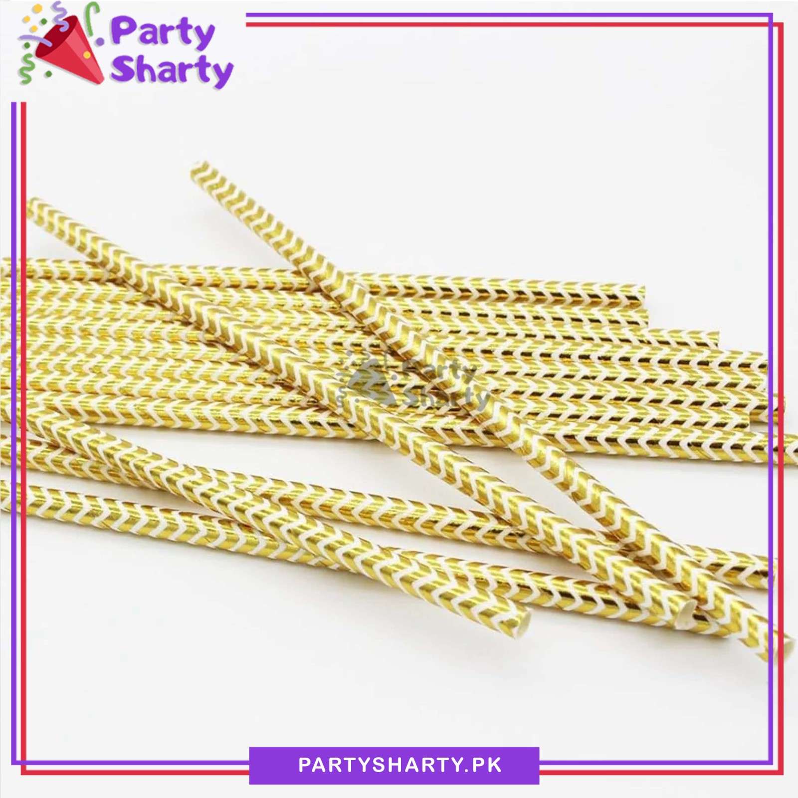 20pcs/Set Paper Straws for Birthday Party Decoration and Celebration